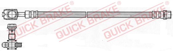 Furtun frana 50.048X QUICK BRAKE
