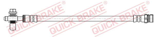 Furtun frana 50.079X QUICK BRAKE