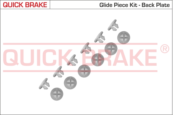 Set accesorii, sabot de frana 6859K QUICK BRAKE