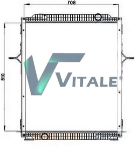 Radiator, racire motor RVI675473 VITALE