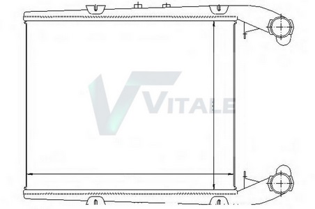 Intercooler, compresor RVI816717 VITALE