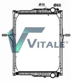 Radiator, racire motor RVI873321 VITALE