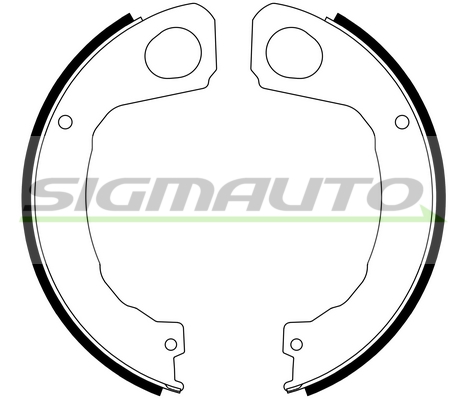 Set saboti frana, frana de mana SFA838 SIGMAUTO