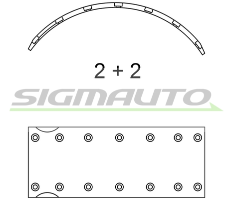 Set saboti frana SFA994 SIGMAUTO
