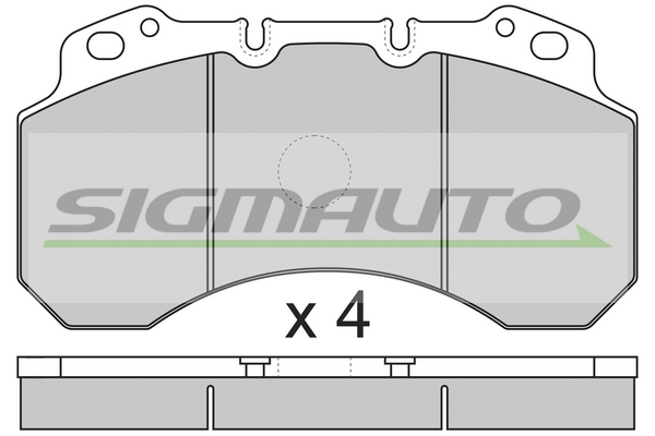 Set placute frana,frana disc SPT299 SIGMAUTO