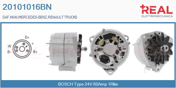 Generator / Alternator 20101016BN REAL