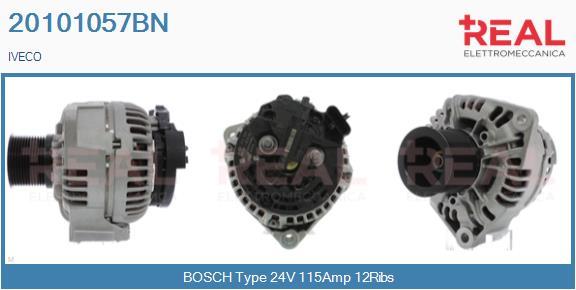 Generator / Alternator 20101057BN REAL