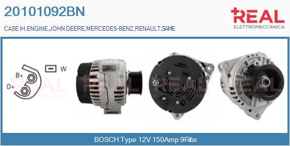 Generator / Alternator 20101092BN REAL