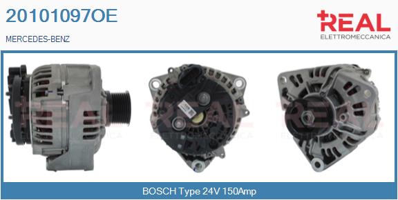 Generator / Alternator 20101097OE REAL