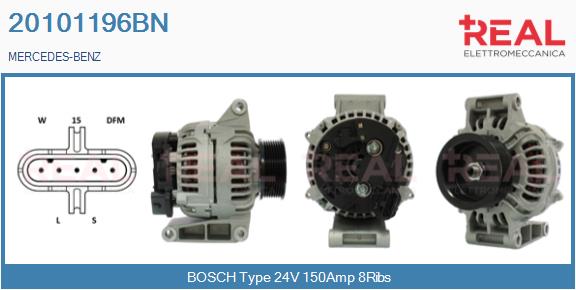 Generator / Alternator 20101196BN REAL