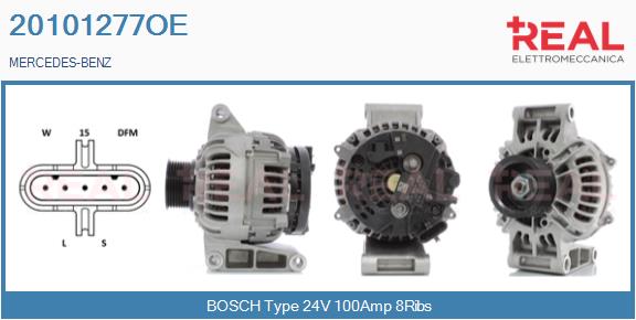 Generator / Alternator 20101277OE REAL