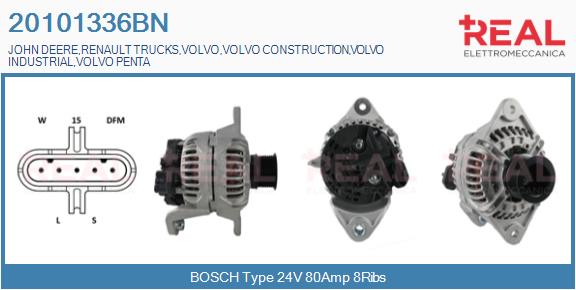 Generator / Alternator 20101336BN REAL