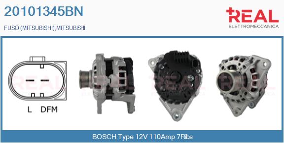 Generator / Alternator 20101345BN REAL