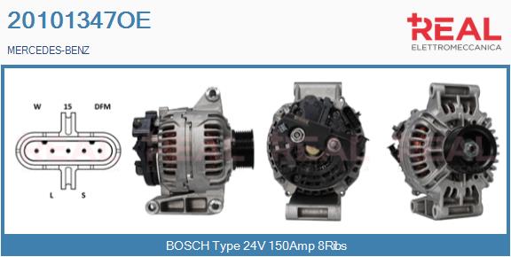 Generator / Alternator 20101347OE REAL