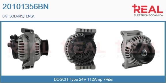 Generator / Alternator 20101356BN REAL