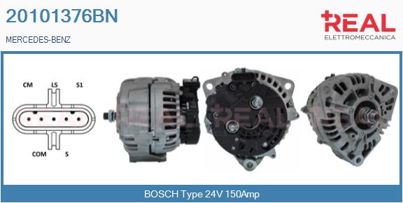 Generator / Alternator 20101376BN REAL