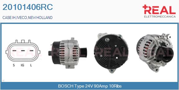 Generator / Alternator 20101406RC REAL