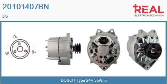 Generator / Alternator 20101407BN REAL