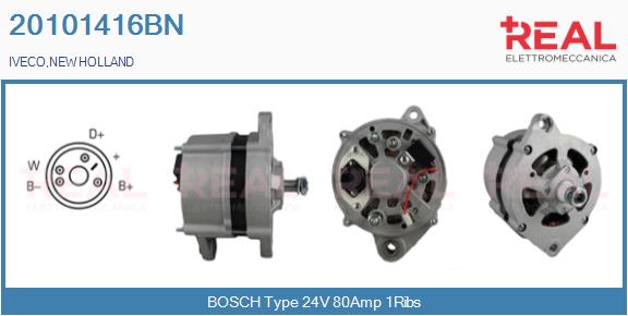Generator / Alternator 20101416BN REAL
