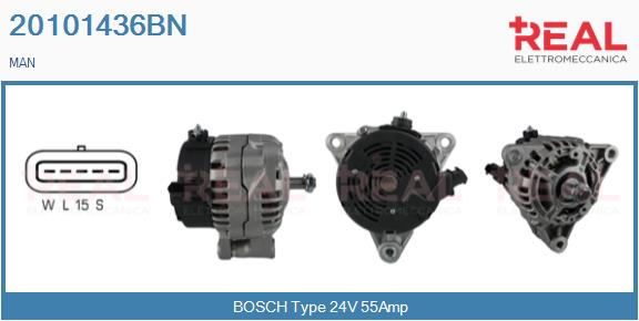 Generator / Alternator 20101436BN REAL
