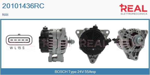 Generator / Alternator 20101436RC REAL
