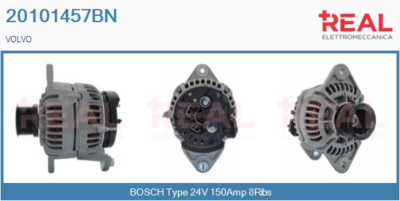 Generator / Alternator 20101457BN REAL