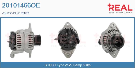 Generator / Alternator 20101466OE REAL
