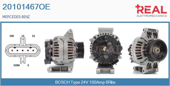 Generator / Alternator 20101467OE REAL