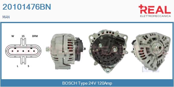 Generator / Alternator 20101476BN REAL
