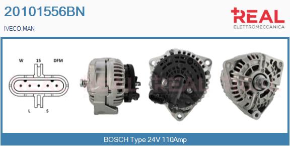 Generator / Alternator 20101556BN REAL