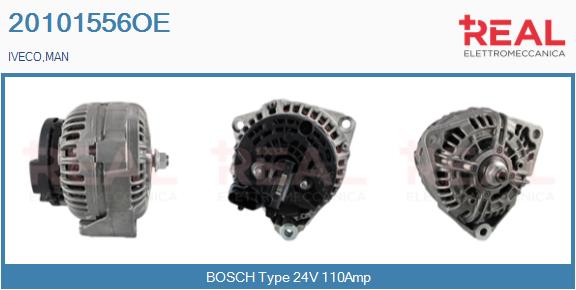 Generator / Alternator 20101556OE REAL