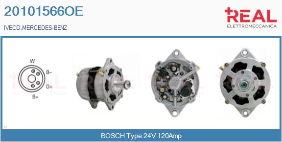 Generator / Alternator 20101566OE REAL