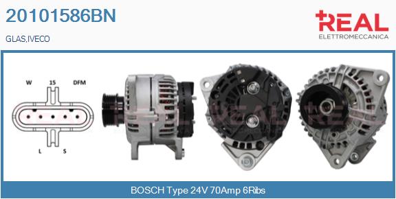 Generator / Alternator 20101586BN REAL