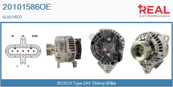Generator / Alternator 20101586OE REAL