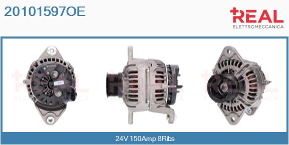 Generator / Alternator 20101597OE REAL