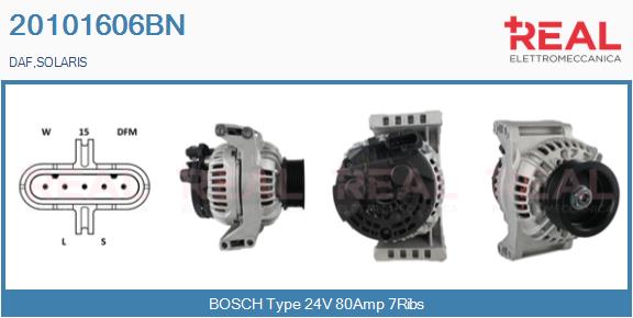 Generator / Alternator 20101606BN REAL
