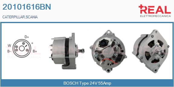 Generator / Alternator 20101616BN REAL