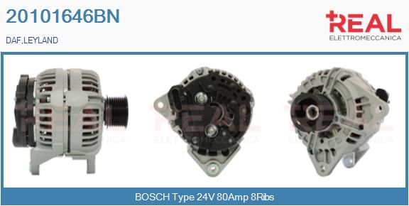 Generator / Alternator 20101646BN REAL