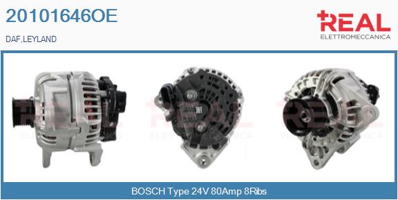 Generator / Alternator 20101646OE REAL