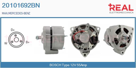 Generator / Alternator 20101692BN REAL