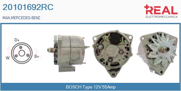 Generator / Alternator 20101692RC REAL