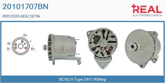 Generator / Alternator 20101707BN REAL