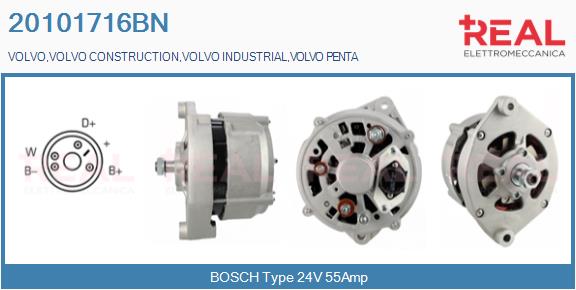 Generator / Alternator 20101716BN REAL