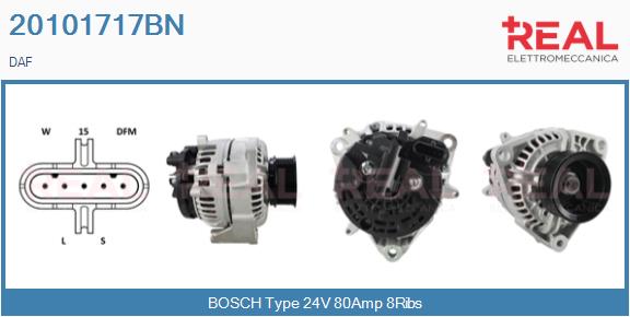 Generator / Alternator 20101717BN REAL