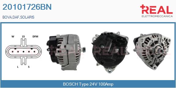Generator / Alternator 20101726BN REAL