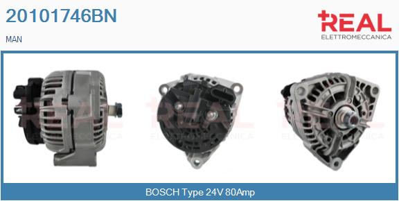 Generator / Alternator 20101746BN REAL