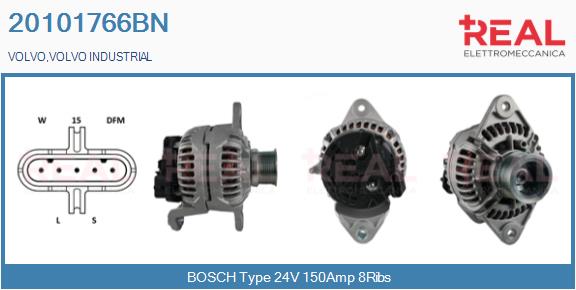 Generator / Alternator 20101766BN REAL