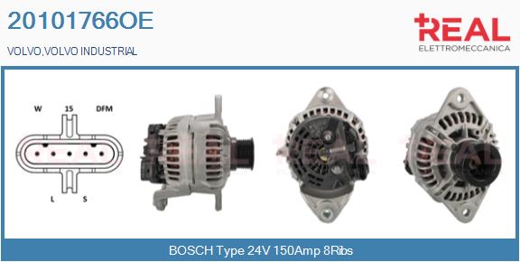Generator / Alternator 20101766OE REAL