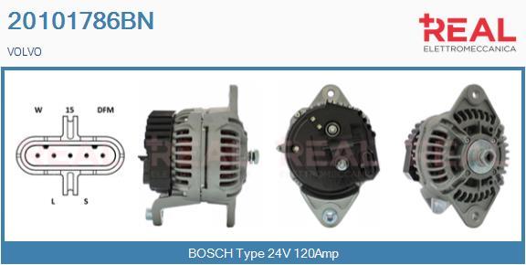 Generator / Alternator 20101786BN REAL