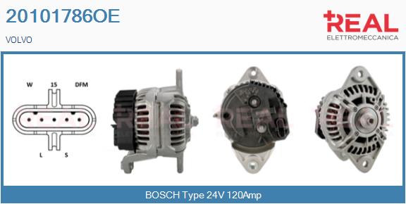 Generator / Alternator 20101786OE REAL